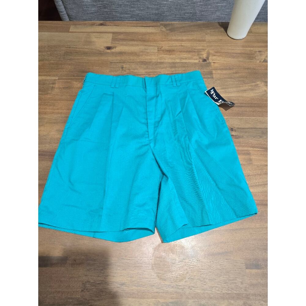 Vintage Par Four Women's Performance Golf Shorts Teal/Green NWT SZ 32 Activewear